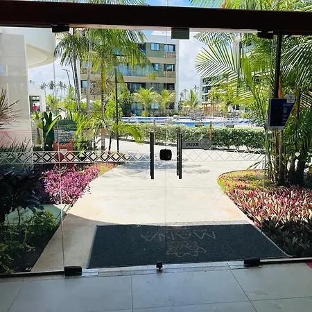 Mana Beach Experience - Flat Com 2 Quartos Sendo Uma Suite 2 Vagas De Garagem -Muro Alto A 300 Metros Da Praia -Com Vista Para A Piscina E Mar Porto de Galinhas Exterior photo