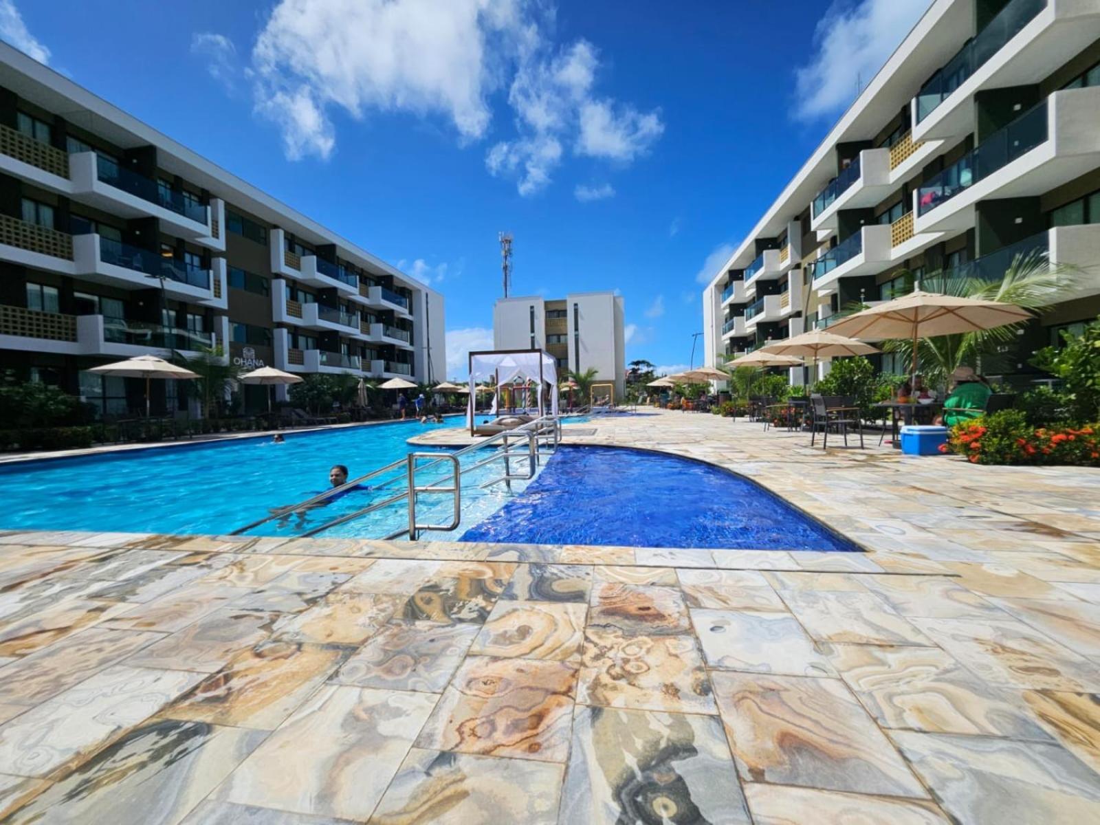 Mana Experience - Flat Com 2 Quartos Sendo Uma 2 Vagas De Garagem -muro Alto A 300 Metros Da -com Vista A Piscina E Mar Apartment